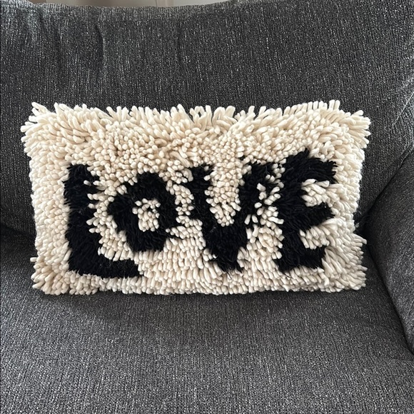 Love Shaggy Throw Pillow - Picture 1 of 3